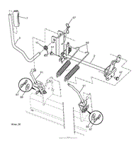 MOWER LIFT LEVER