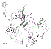 MOWER LIFT LEVER