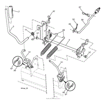 MOWER LIFT LEVER