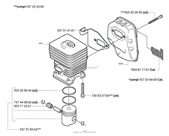 Piston/Cylinder/Muffler