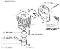 Piston/Cylinder &amp; Muffler