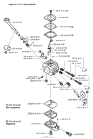 Carburetor Parts (Zama C1Q-EL24)