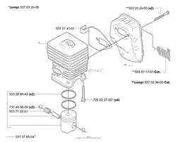 Piston / Cylinder / Muffler