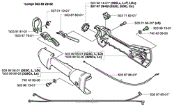 Throttle (322 L, 323C, 323 L/LD, 325 C/CX, 325 L/LX/LXT/LDX, 325 RJX)