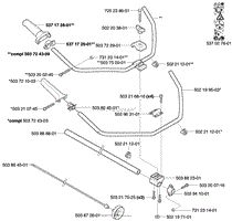 Shaft/Tube/Handle (323 R, 325 RX/RXT/RDX)