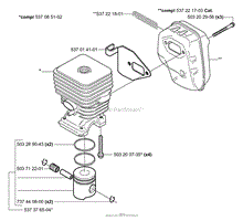 Piston / Cylinder / Muffler