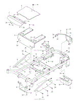 【希少！！】 Husqvarna FRAME for Diagram Parts (2017-12) 967696001-00 - 54 MZ 武具
