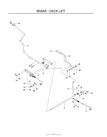 BRAKE / REAR MOWER LIFT