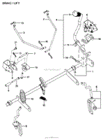 BRAKE / REAR MOWER LIFT
