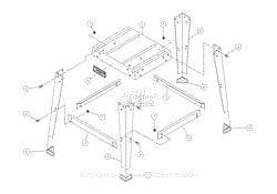 Parts List 2 - Open Stand Assembly