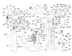 Parts List 6 - Lower Wheel &amp; Motor Assembly (JWBS-14SF-3)