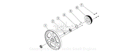 Parts List 19 - Lower Wheel Assembly (JWBS-20)