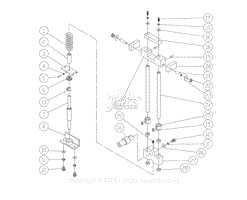 Parts List 20 - Upper Wheel Sliding Bracket Assembly (JWBS-20)