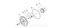 Parts List 6 - Lower Wheel Assembly (JWBS-15)