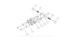 Parts List 7 - Lower Blade Guide Assembly (JWBS-15)