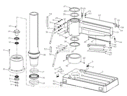 Parts List 3 - Base, Column, and Arm Assemblies