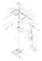 Parts List 6 - Base and Table Assembly (JDP-20EVST-230,460)