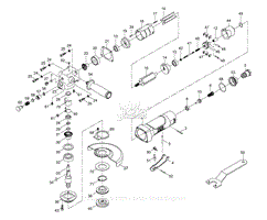 Parts List 2 - 5 Inch Angle Grinder (JAT-451)