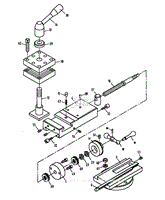 Parts List 16 - Top Slide, Tool Post, Saddle, and Cross Slide I