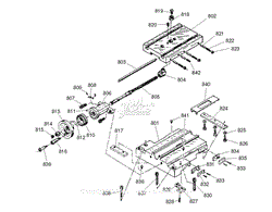 Parts List 10 - Saddle and Cross Slide