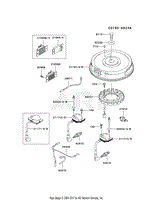Kawasaki FH641V-BS08 4 Stroke Engine FH641V Parts Diagram