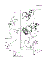 Kawasaki GD700A-BS01 Generator GD700A Parts Diagrams