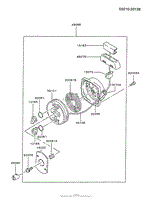 Kawasaki GD700A-BS01 Generator GD700A Parts Diagrams