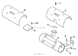 Exhaust 11-66-5 &quot;V&quot; (TP-2508)