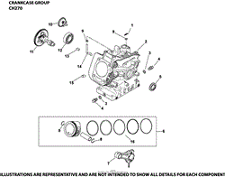 Crankcase Group - CH270-0012