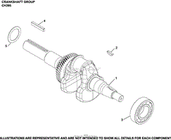 Crankshaft Group CH395-3123 CH395