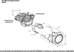 Blower Housing Group CH440-3118 CH440