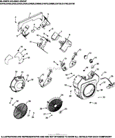 Blower Housing Group 6-24-596 CH18-750