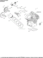 Crankcase group 2-62-33 ECH940-980