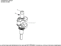 Crankshaft Group 1-62-17 ECV940-980