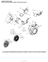 Blower Housing Group 6-24-710 ECH630-749