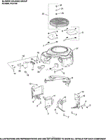 Blower Housing Group  6-24-738 PCV680-740