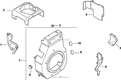 Blower Housing &amp; Baffles 6-27-131