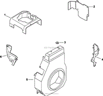 Blower Housing &amp; Baffles 6-27-60