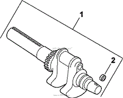 Crankshaft 1-27-1 &quot;H&quot;