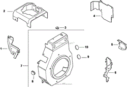 Blower Housing &amp; Baffles 6-27-120