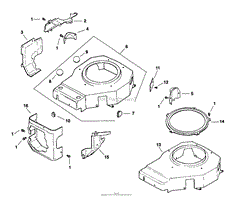 Blower Housing &amp; Baffles 6-27-255 (TP-2351)