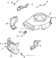 Blower Housing &amp; Baffles 6-27-134