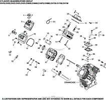 Cylinder Head/ Breather Group 4-24-51 CH18-750