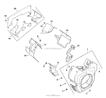 Blower Housing &amp; Baffles 6-24-300 (TP-2439-C) Rev 9/29/2006