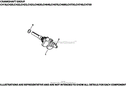 Crankshaft Group 1-24-20 &quot;H&quot; CH18-750