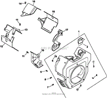 Blower Housing &amp; Baffles 6-24-319