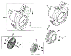 Blower Housing &amp; Baffles (Cont.) 6-24-23 (TP-2439-C) Rev 10/5/2006