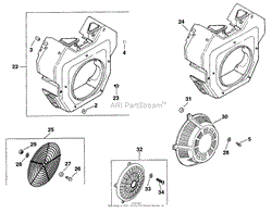 Blower Housing &amp; Baffles (Cont.) 6-24-82 (TP-2439-C) Rev 10/5/2006