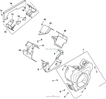 Blower Housing &amp; Baffles 6-24-247