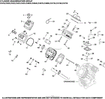 Cylinder Head/ Breather Group 4-24-337 CH18-750